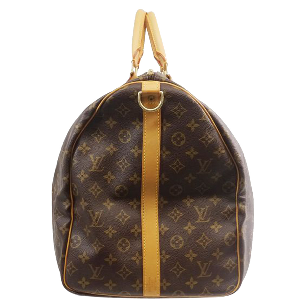

Louis Vuitton Monogram Canvas Keepall Bandouliere 60 Bag, Brown