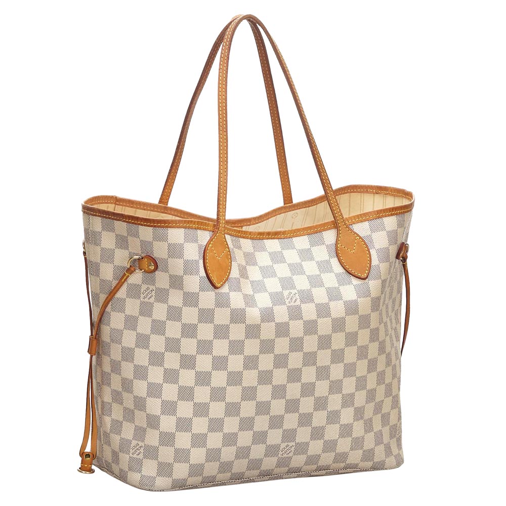 

Louis Vuitton Damier Azur Neverfull MM Bag, Blue