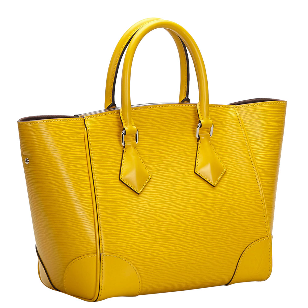 

Louis Vuitton Yellow Epi Leather Phenix PM Bag