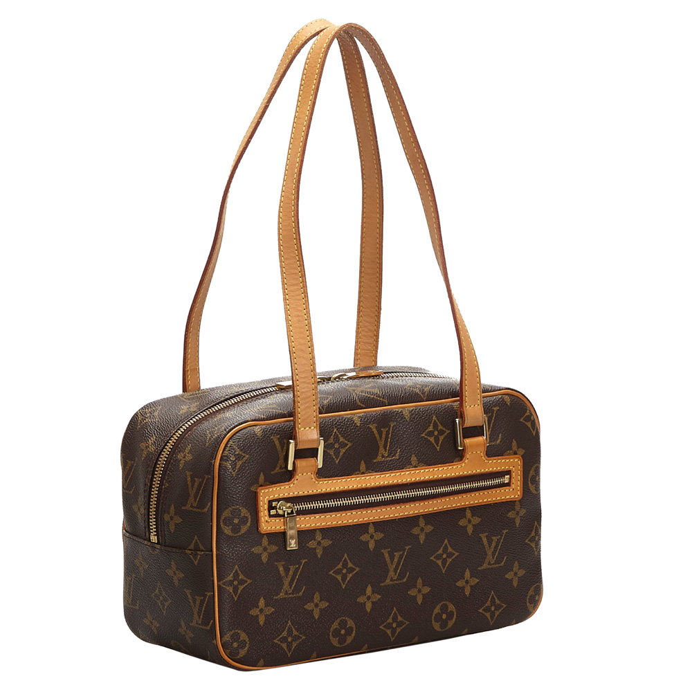 

Louis Vuitton Monogram Canvas Cite MM Bag, Brown