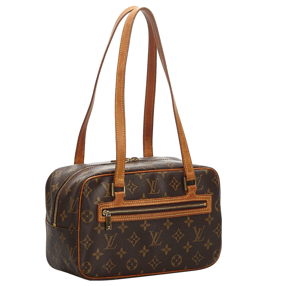 

Louis Vuitton Monogram Canvas Cite MM Bag, Brown
