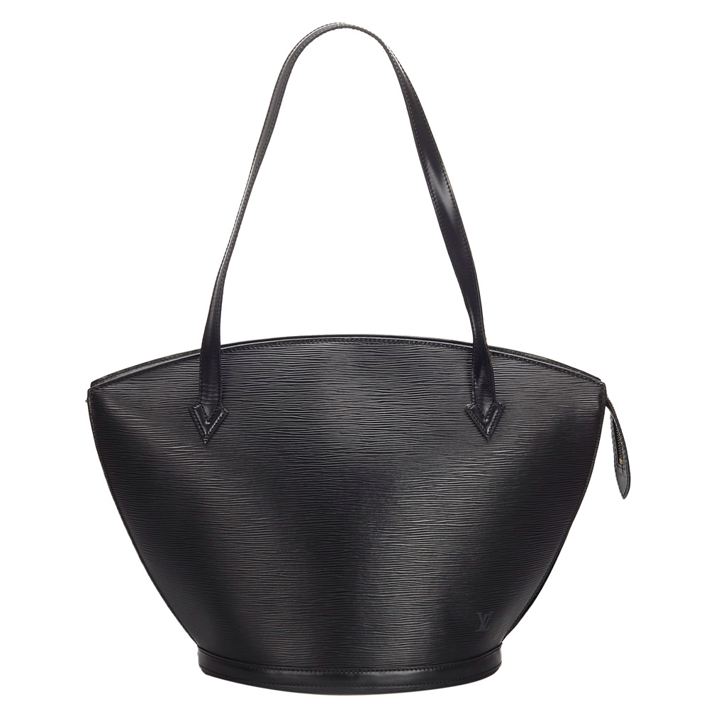 Pre-Owned Louis Vuitton Black Epi Leather Saint Jacques Gm Long Strap Bag | ModeSens