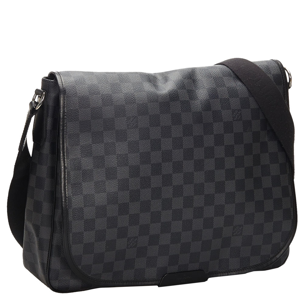 

Louis Vuitton Damier Graphite Daniel GM Bag, Black