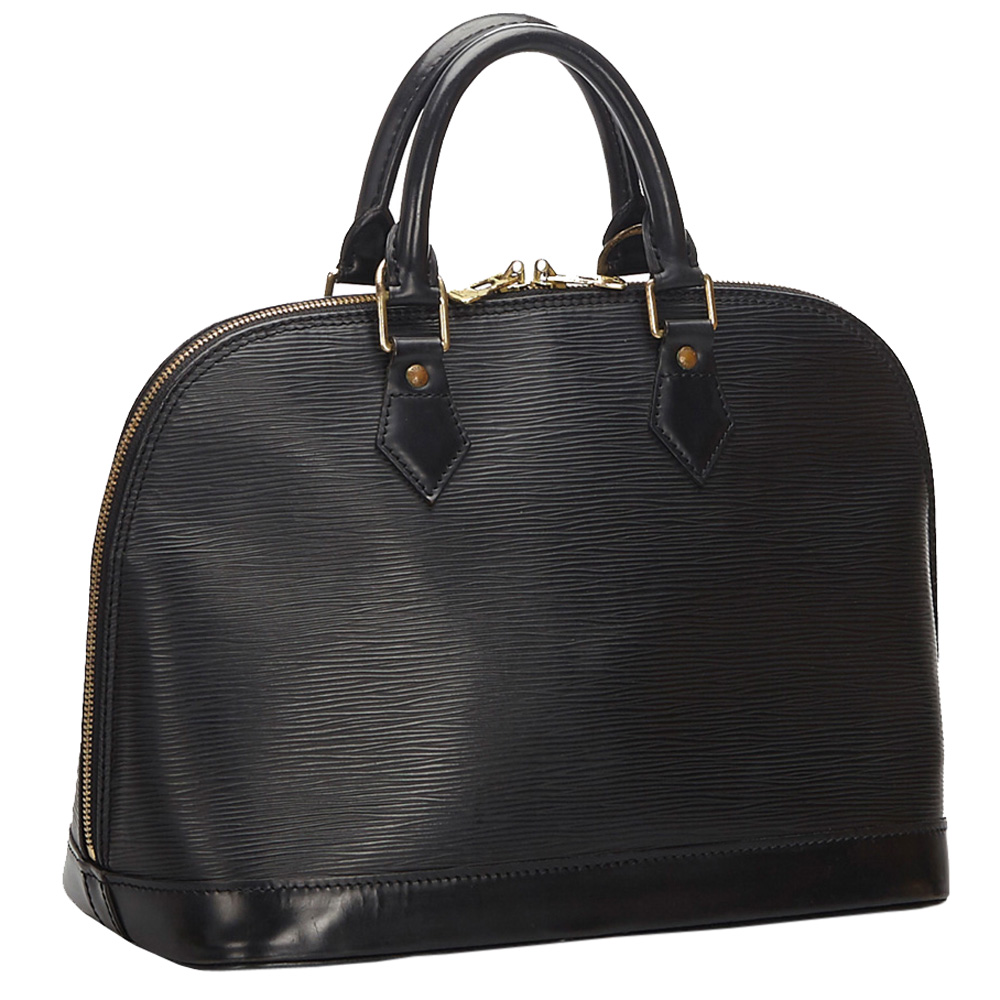 

Louis Vuitton Epi Leather Alma PM Bag, Black