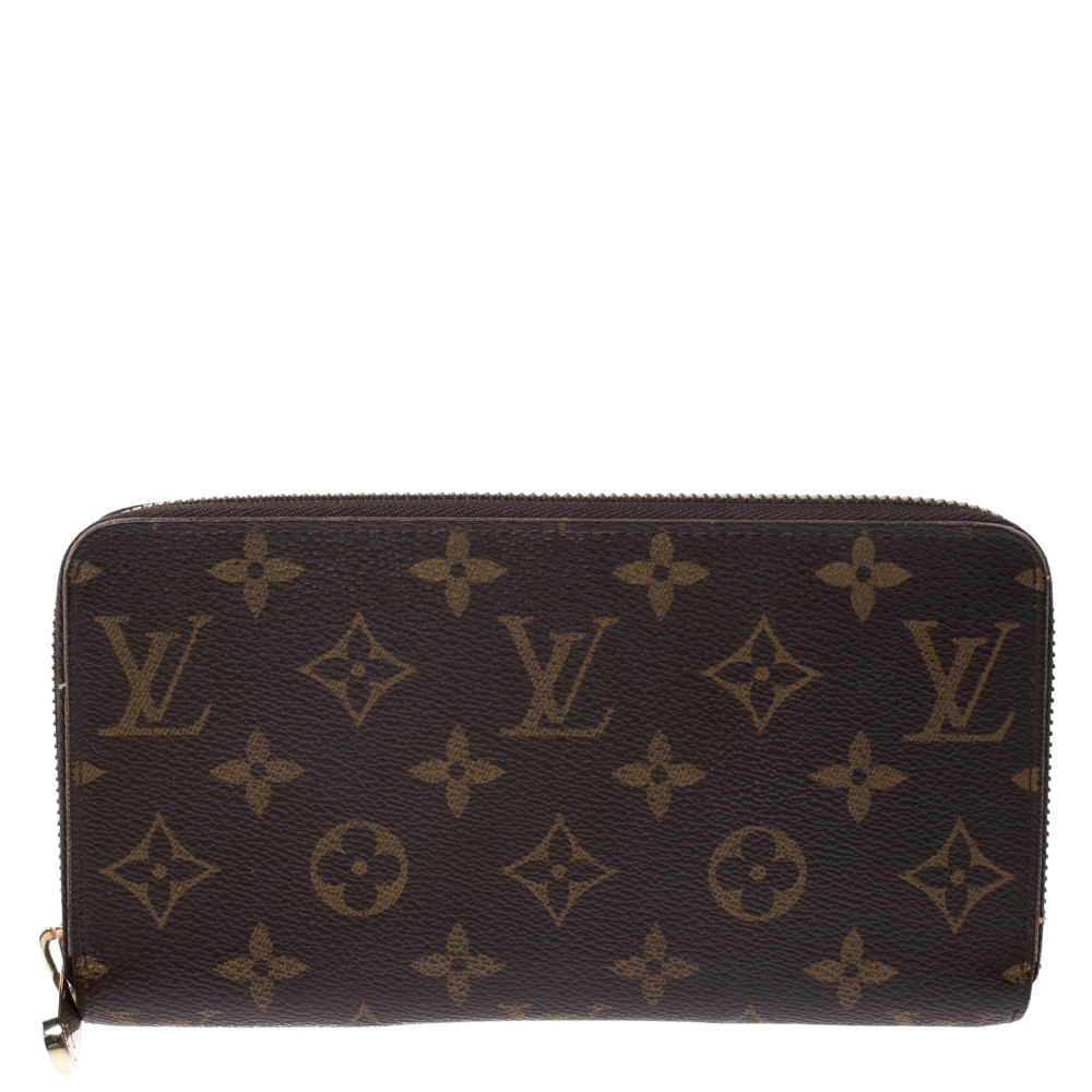 Louis Vuitton Monogram Canvas Zippy Wallet