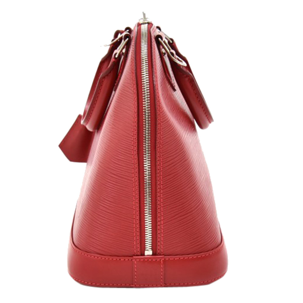 

Louis Vuitton Red Epi Leather Alma PM Bag