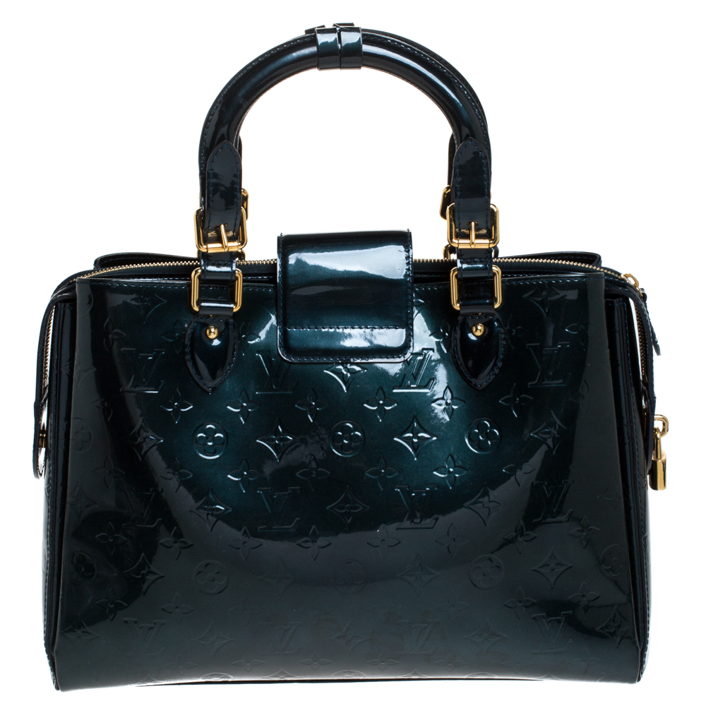 Louis Vuitton Blue Nuit Monogram Vernis Melrose Avenue Bag Louis Vuitton |  The Luxury Closet