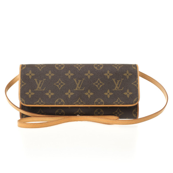 Pre Owned Louis Vuitton Pochette Monogram Twin GM Shoulder Bag