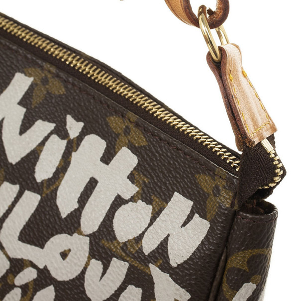 Louis Vuitton x Stephen Sprouse Monogram Graffiti Pochette Accessoires -  Brown Shoulder Bags, Handbags - LOU776855