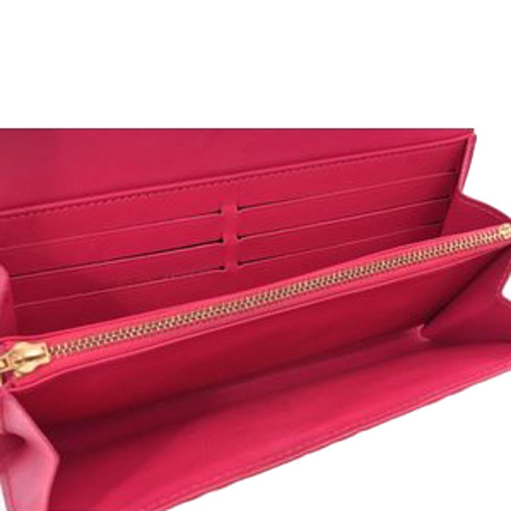 

Louis Vuitton Rose Verni Portfoy Wallet, Pink