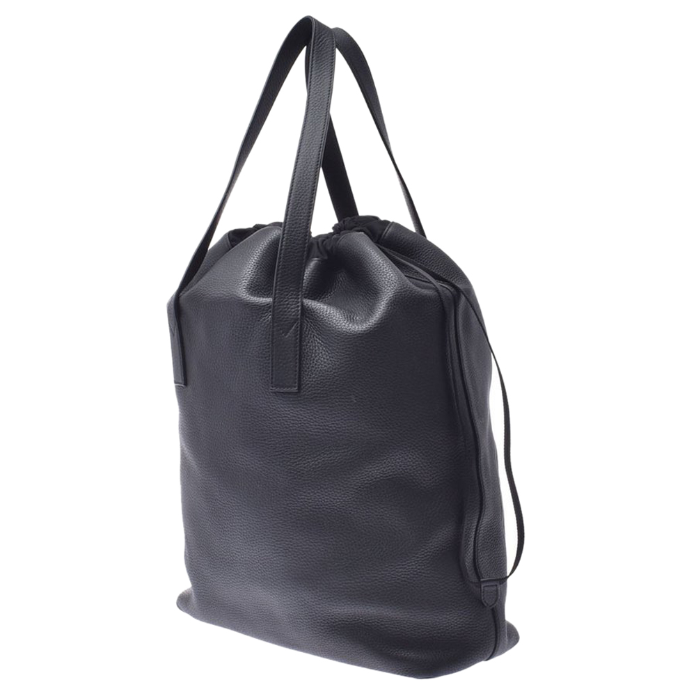 

Louis Vuitton Black Taurillon Leather Cabas Light Bag