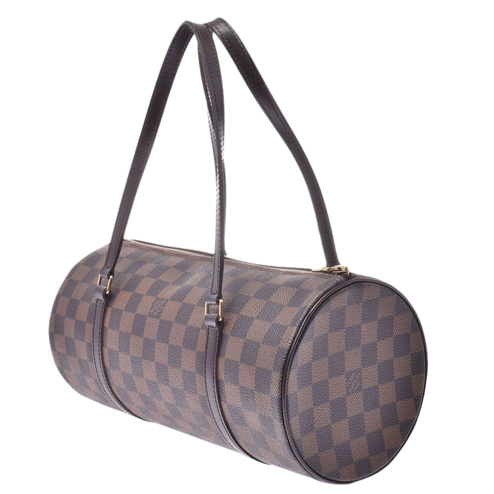 

Louis Vuitton Damier Ebene Canvas Papillon 30 Bag, Brown