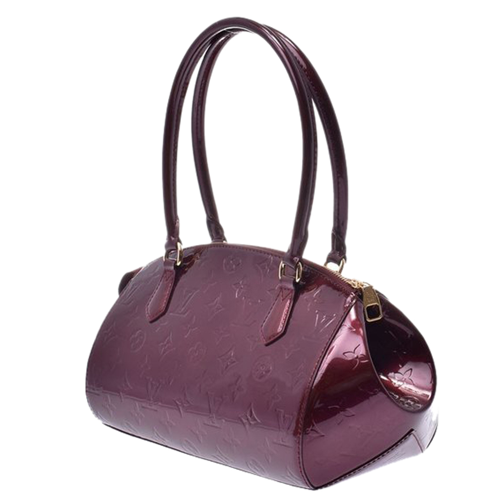 

Louis Vuitton Rouge Vernis Sherwood PM Bag, Burgundy