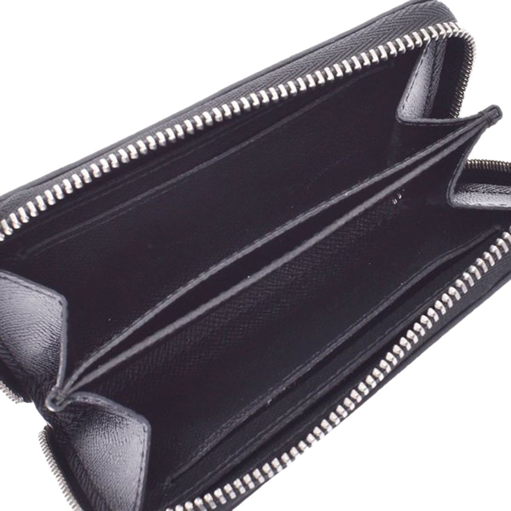 

Louis Vuitton Noir Taiga Leather Zippy Organizer Wallet, Black