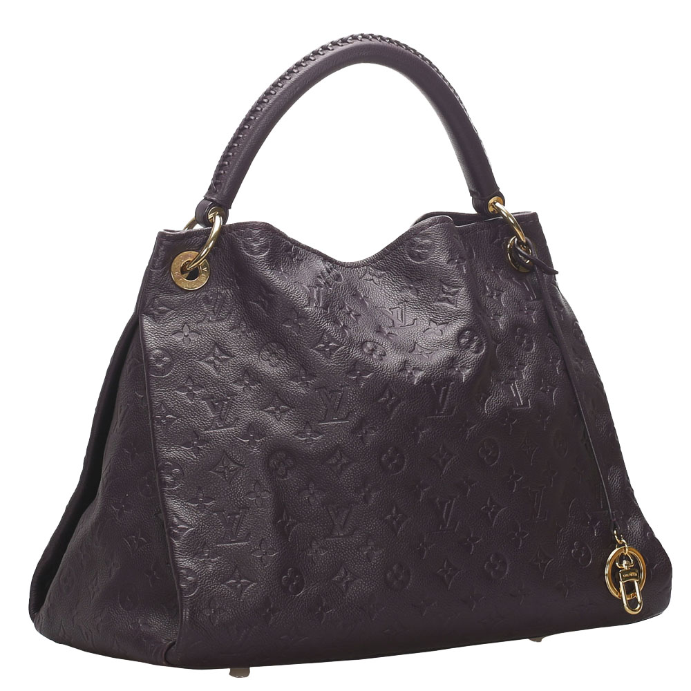 

Louis Vuitton Purple Empreinte Monogram Artsy MM Bag