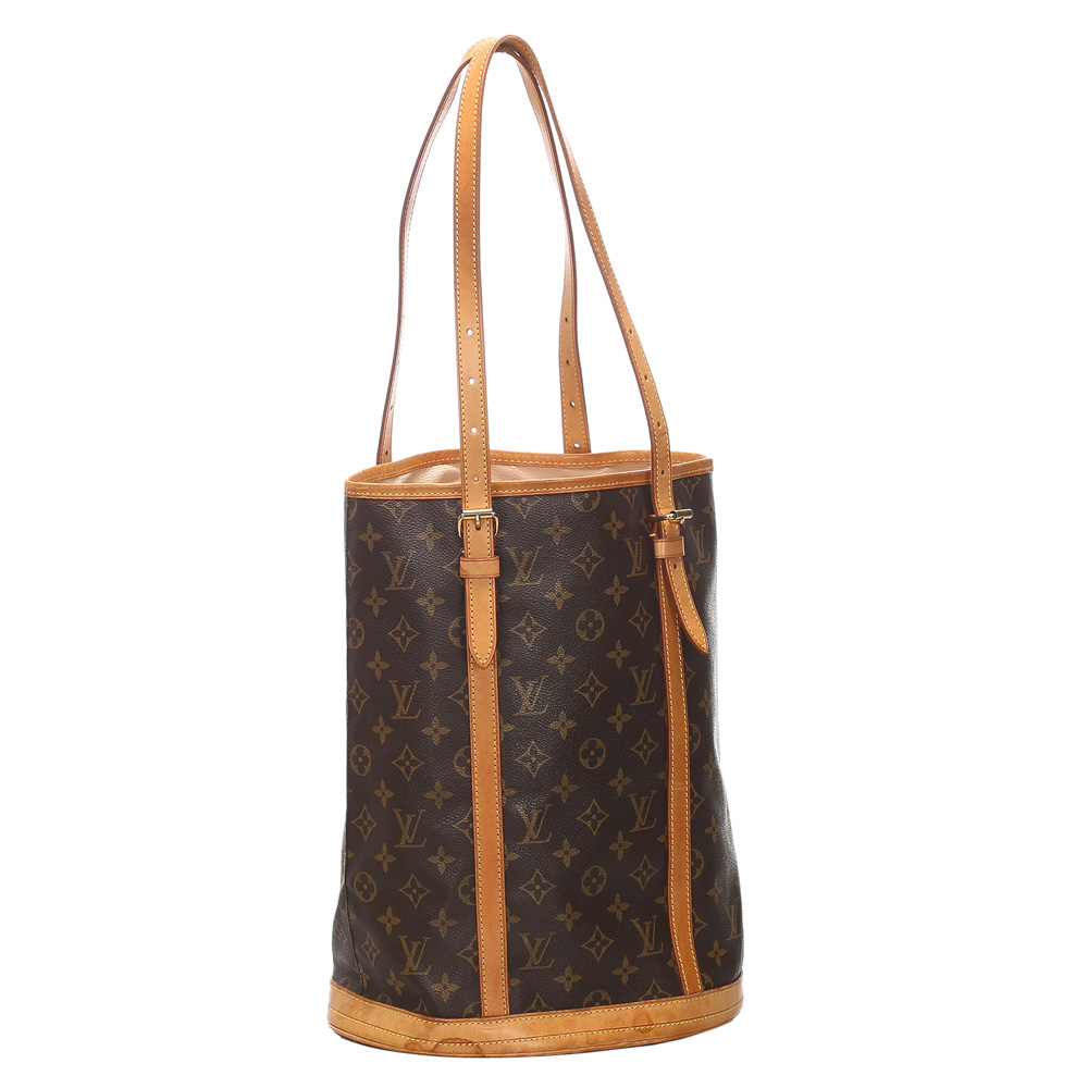 

Louis Vuitton Monogram Canvas Bucket GM Bag, Brown