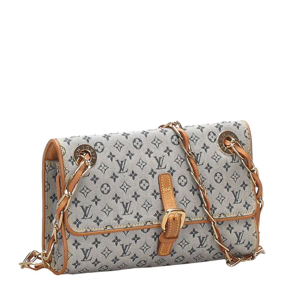 

Louis Vuitton Gray Monogram Mini Lin Camille Bag, Brown