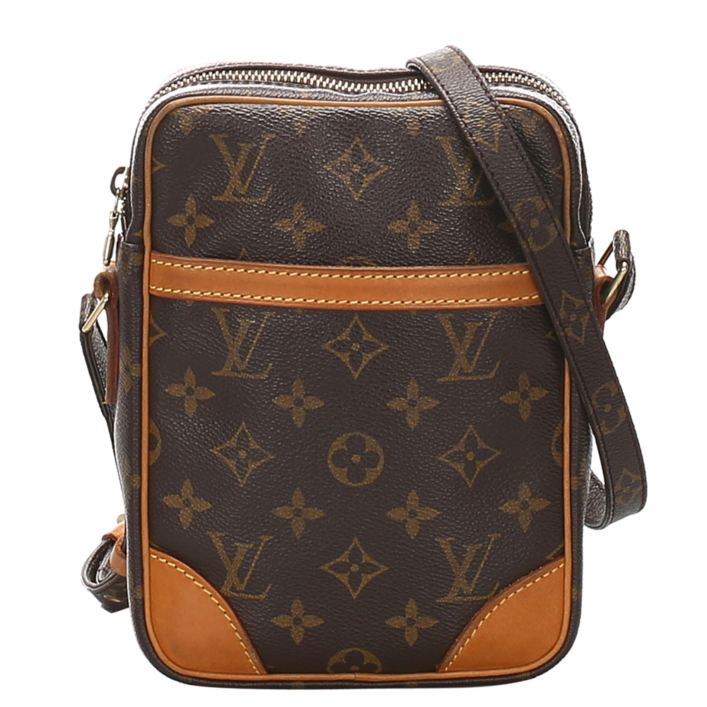 Pre-Owned Louis Vuitton Monogram Canvas Danube Bag In Brown | ModeSens
