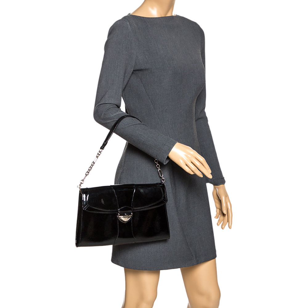 

Louis Vuitton Black Electric Epi Leather Léna Pochette Bag