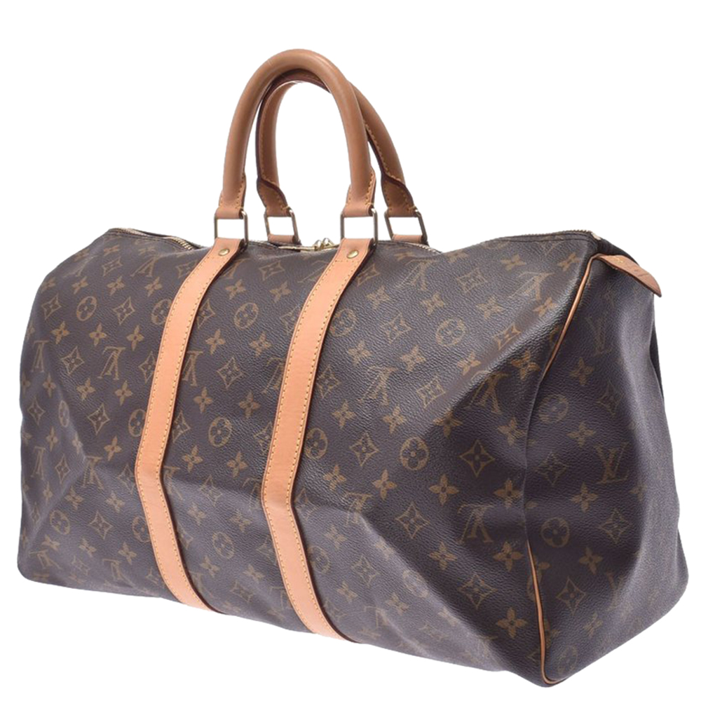 

Louis Vuitton Monogram Canvas Keepall 45 Bag, Brown