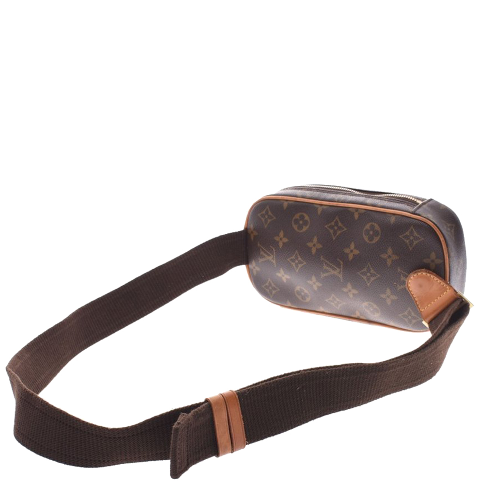 

Louis Vuitton Monogram Canvas Pochette Gange Bag, Brown