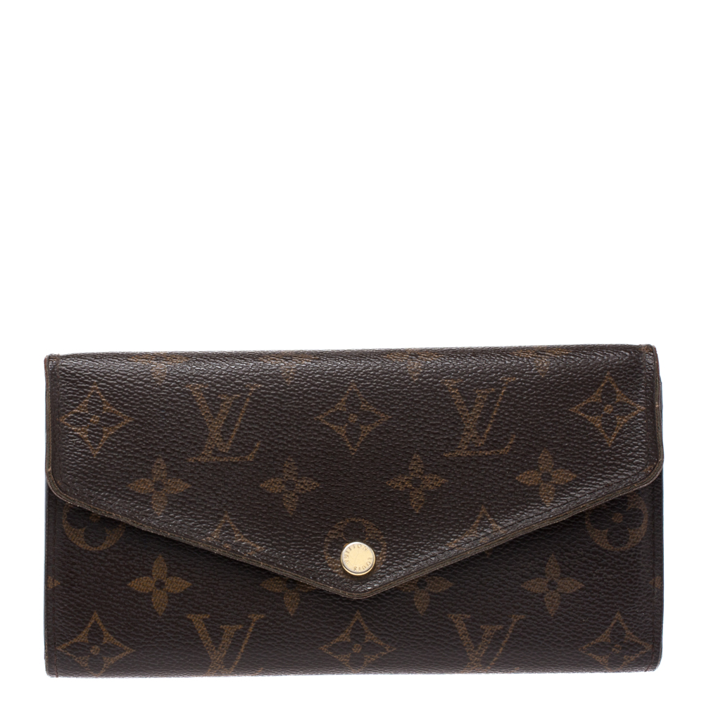 مملوكة مسبقًا Louis Vuitton Monogram Canvas Sarah Wallet