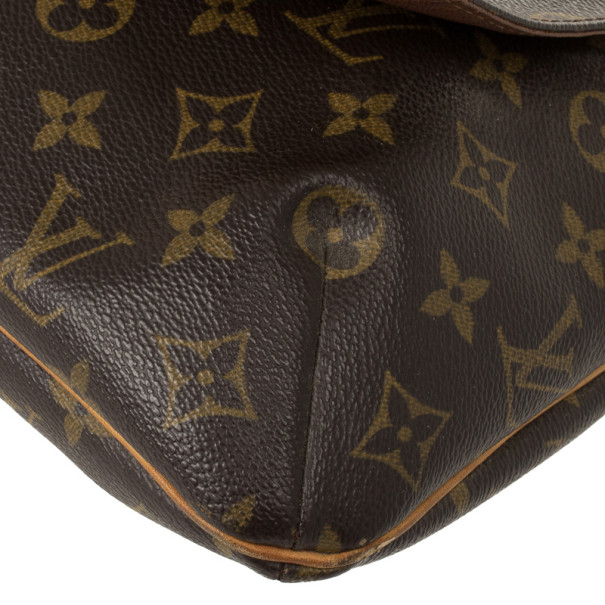 Louis Vuitton Brown Monogram Musette Salsa GM Long Strap Leather Cloth  ref.922022 - Joli Closet