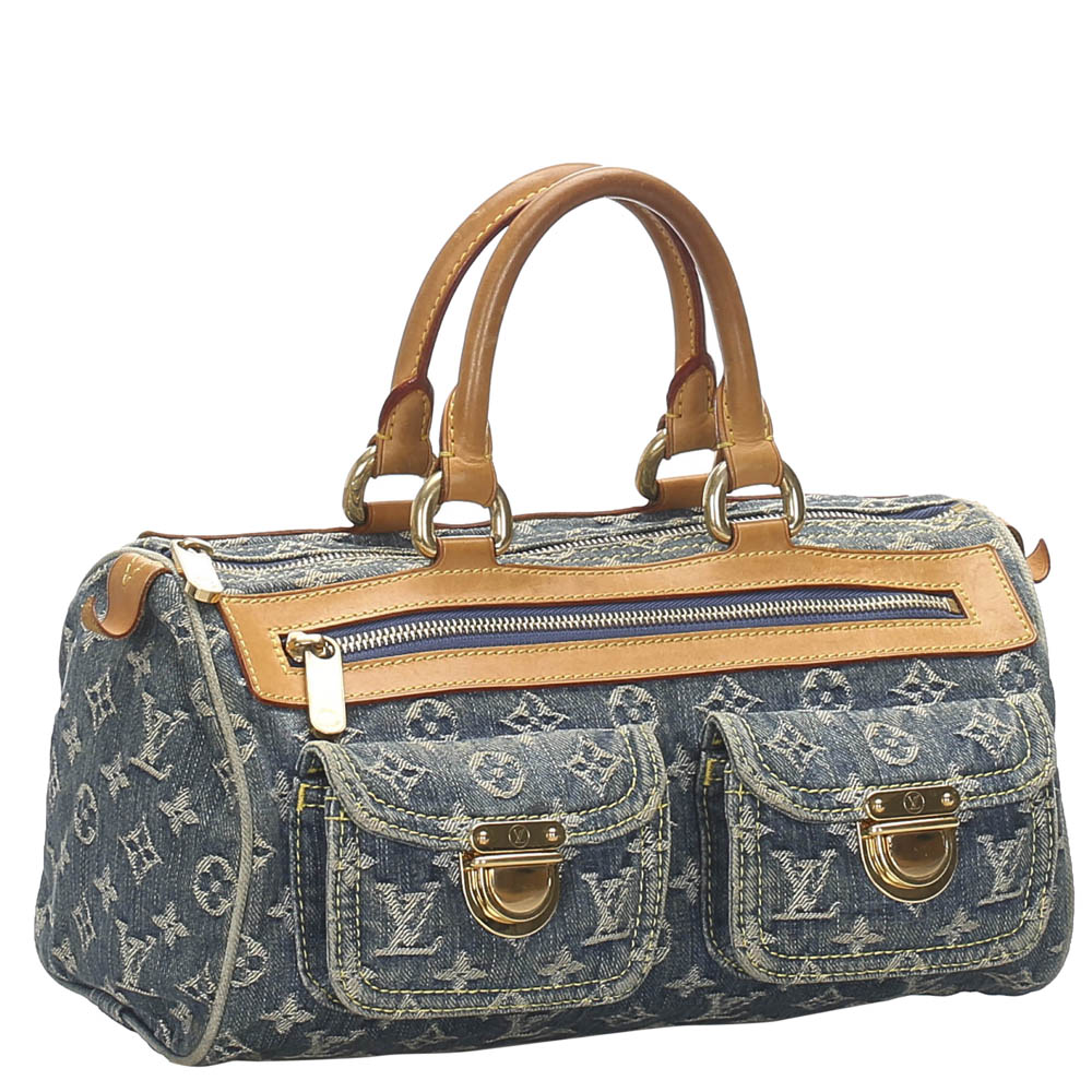 

Louis Vuitton Blue Monogram Denim Neo Speedy Bag