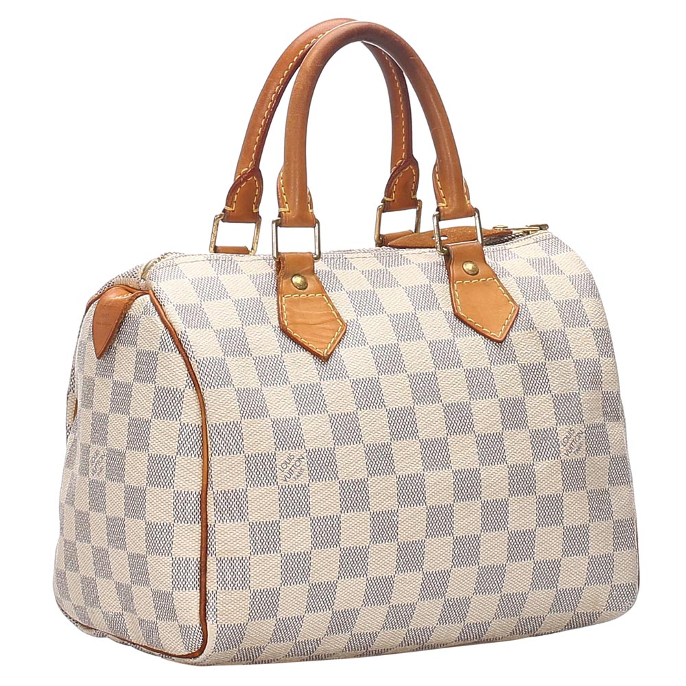 

Louis Vuitton Damier Azur Canvas Speedy 25 Bag, Blue