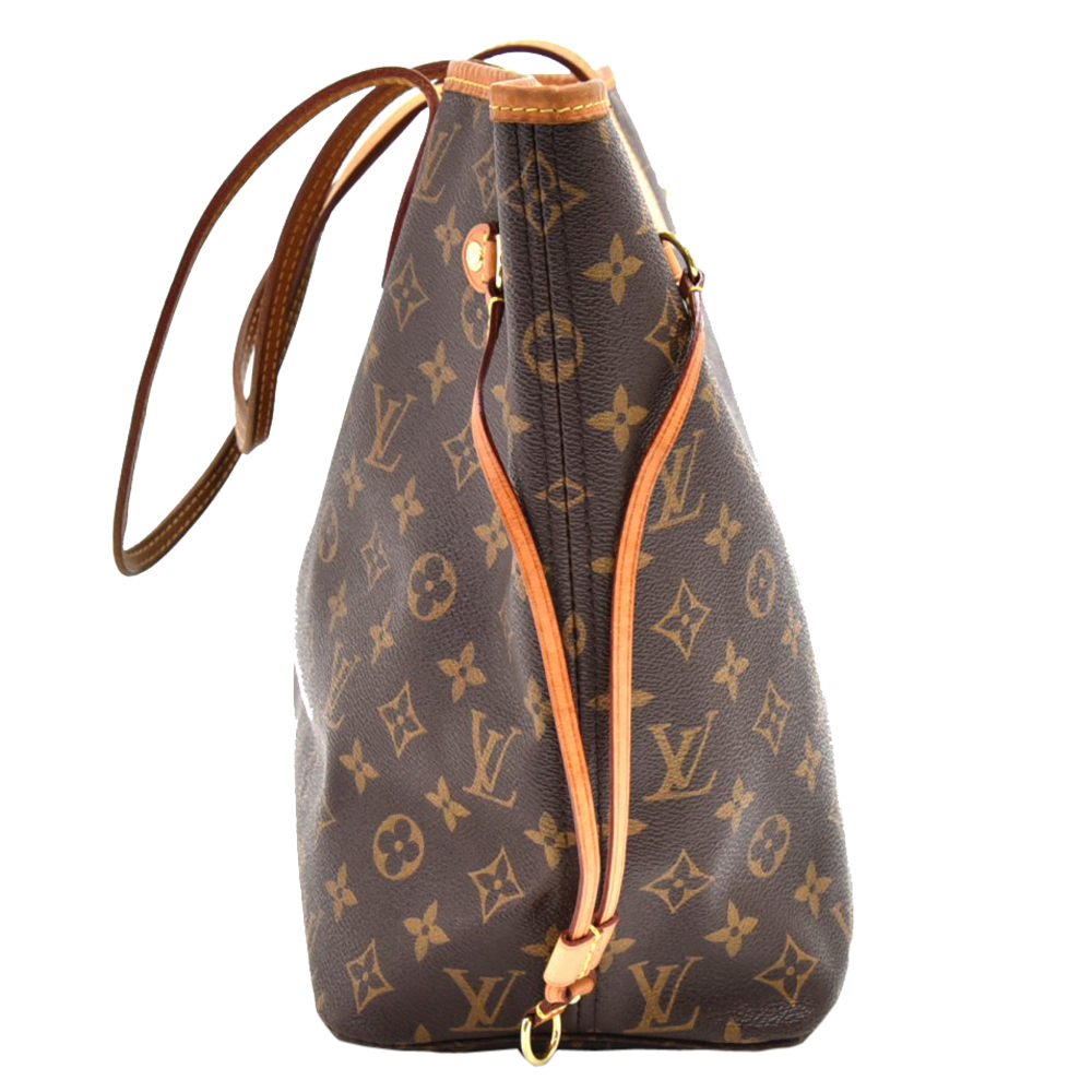 

Louis Vuitton Monogram Canvas Neverfull MM Bag, Brown