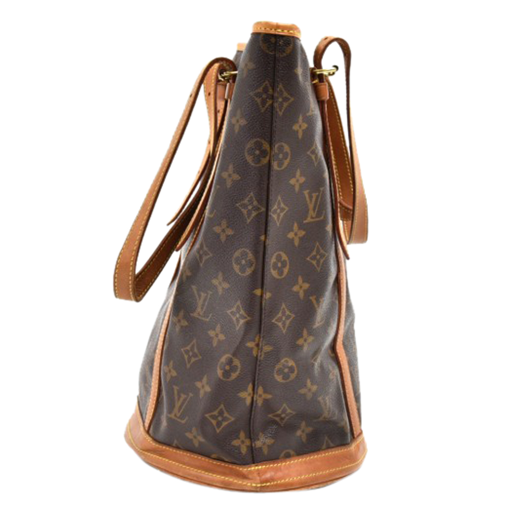 

Louis Vuitton Monogram Canvas Bucket GM Bag, Brown