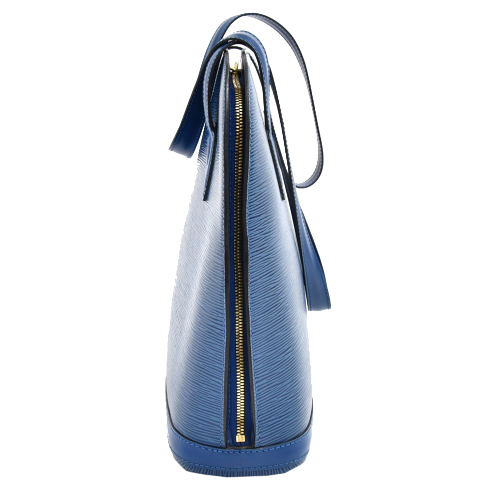 

Louis Vuitton Blue Epi Leather Lussac Large Shoulder Bag