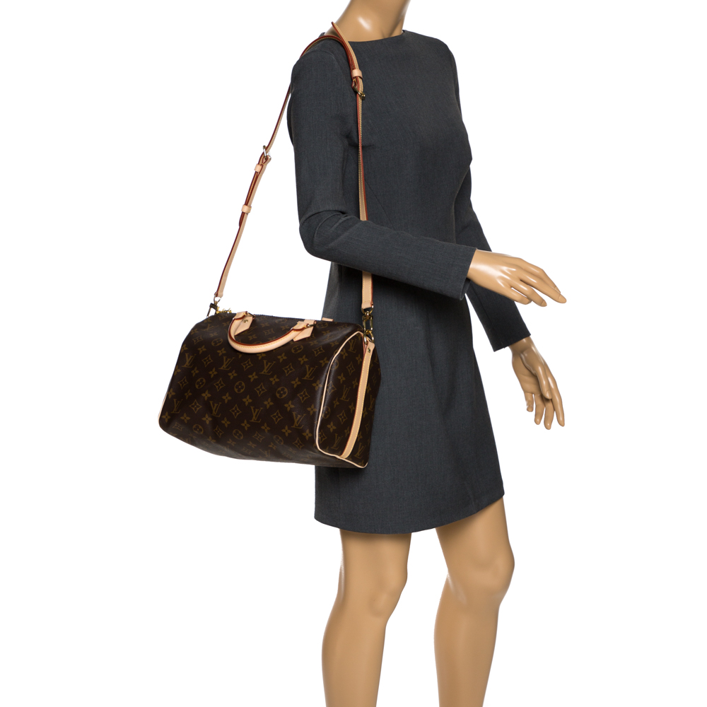 

Louis Vuitton Monogram Canvas Bandouliere Speedy 30 Bag, Brown