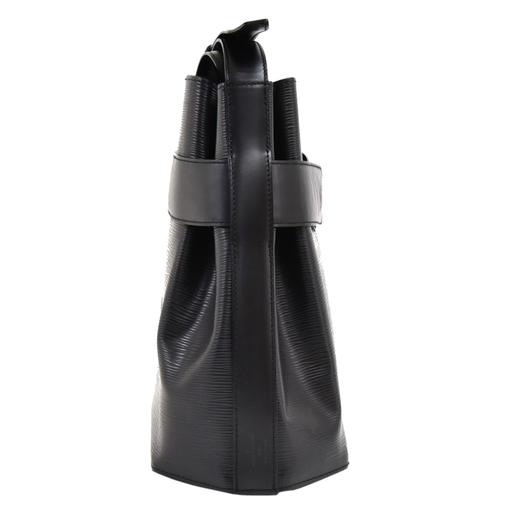 

Louis Vuitton Black Epi Leather Sac Depaule PM Bag