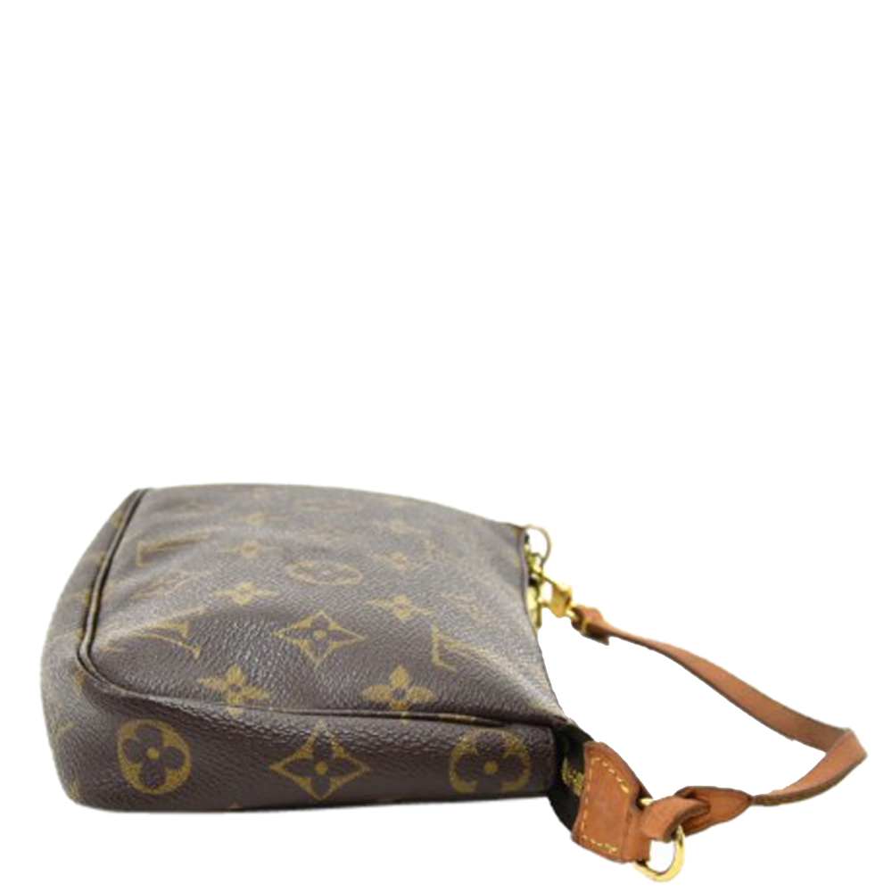 

Louis Vuitton Monogram Canvas Accessoire Pochette Bag, Brown