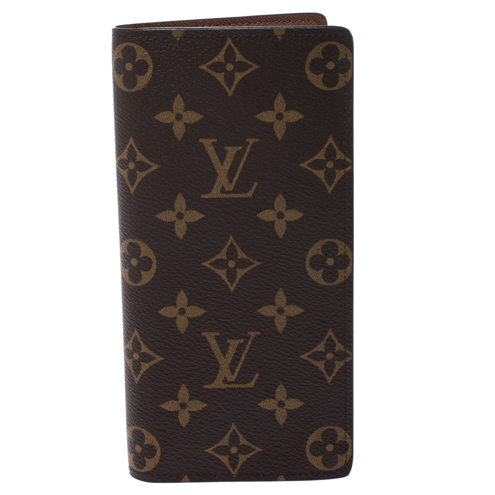 Louis Vuitton Monogram Canvas Brazza Wallet