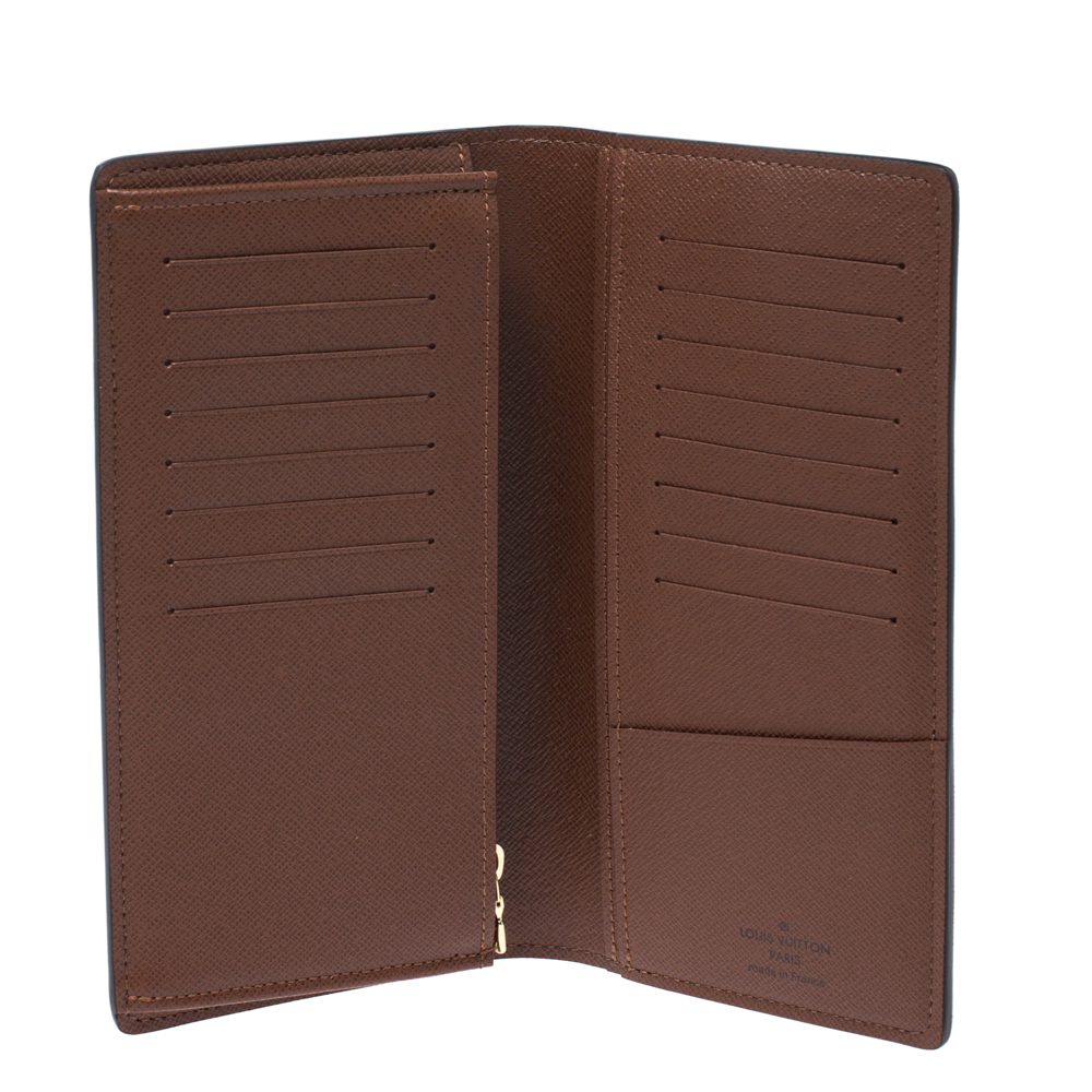 

Louis Vuitton Monogram Canvas Brazza Wallet, Brown