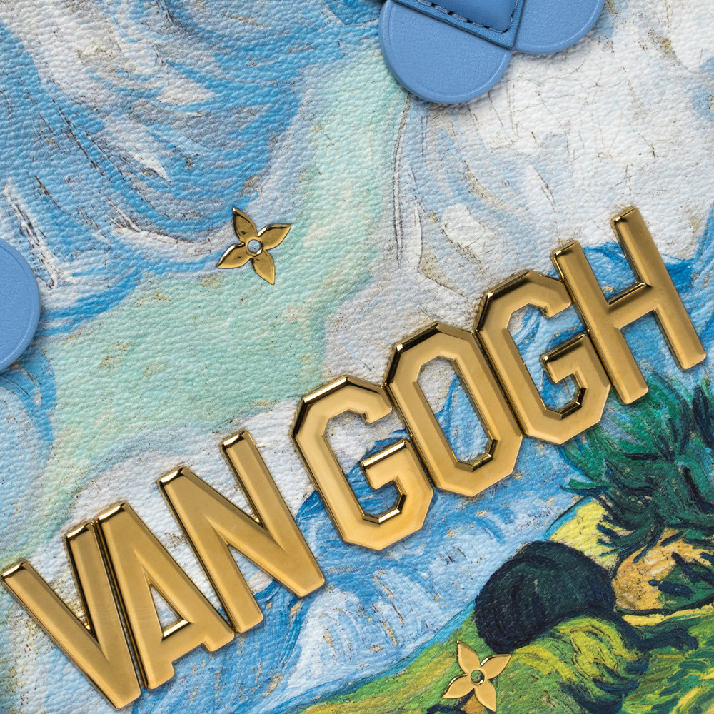 Louis Vuitton X Jeff Koons Montaigne Vincent Van Gogh Masters MM Lavender  Multicolor for Women