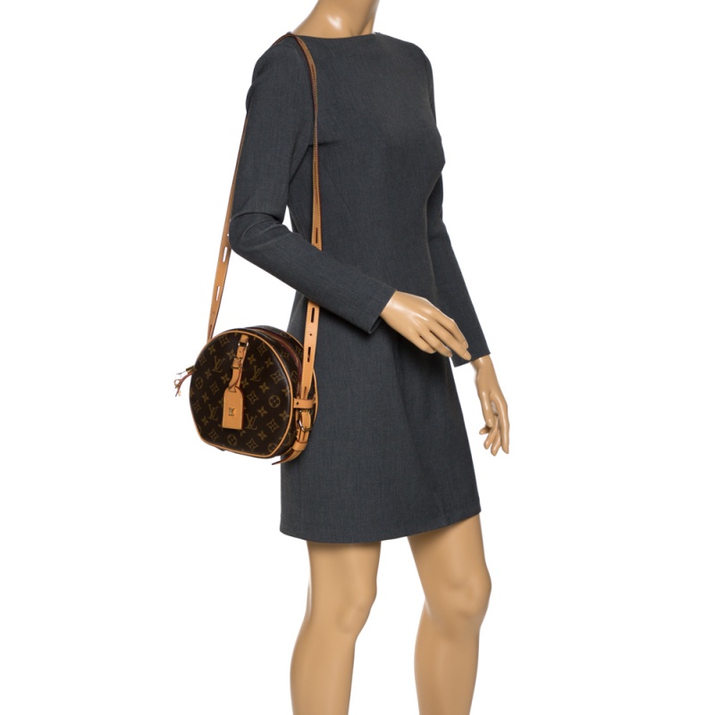 

Louis Vuitton Monogram Canvas and Leather Boite Chapeau Souple Bag, Brown