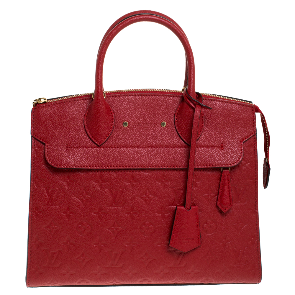 Pre-owned Louis Vuitton Orient Monogram Empreinte Leather Pont Neuf Mm ...