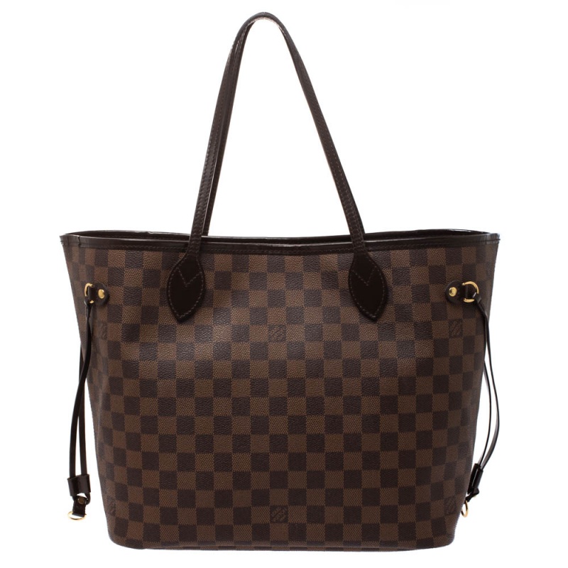 Pre Owned Louis Vuitton Damier Ebene Canvas Neverfull MM Bag