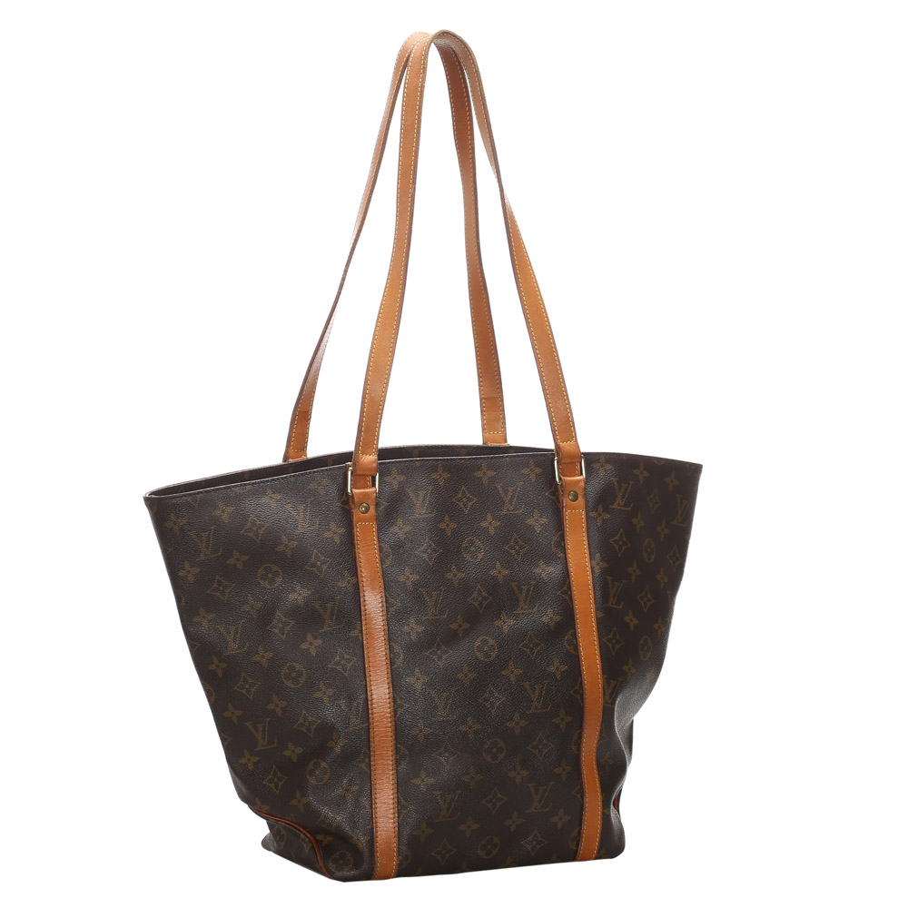 

Louis Vuitton Monogram Canvas Sac Shopping Tote, Brown