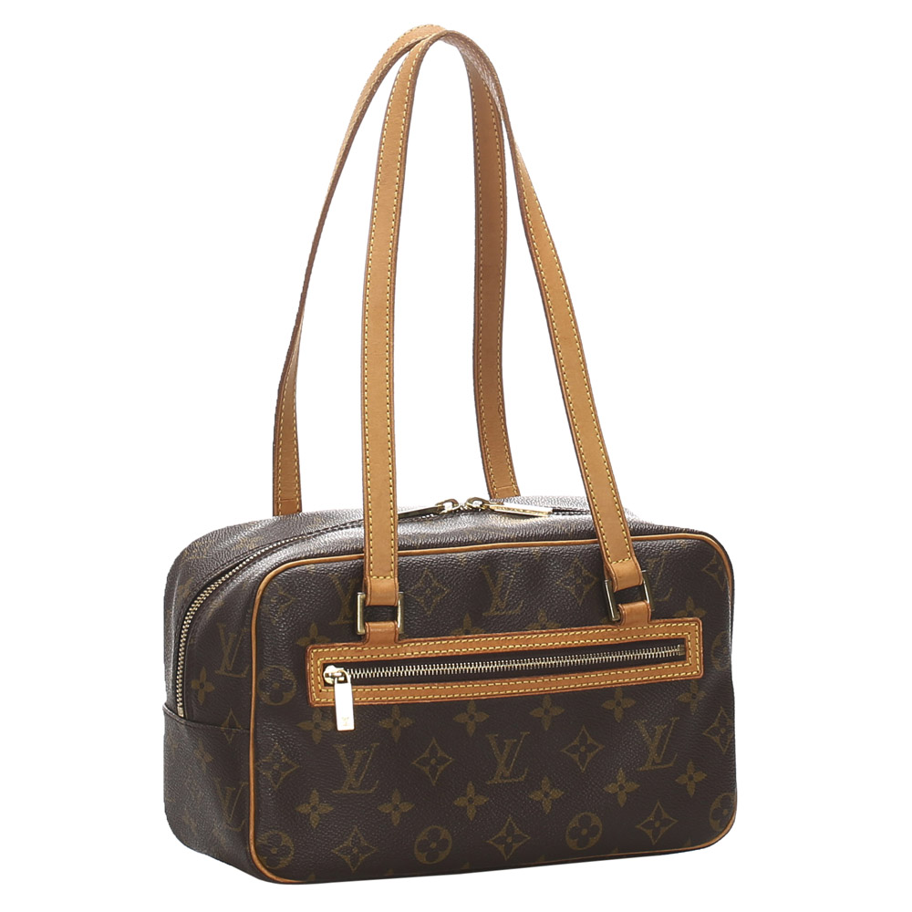 

Louis Vuitton Monogram Canvas Cite MM Bag, Brown