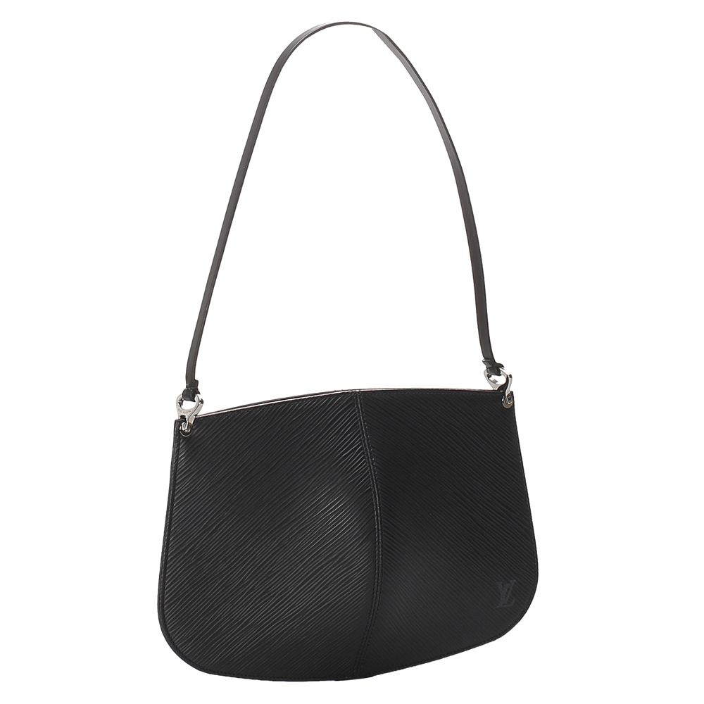 

Louis Vuitton Black Epi Leather Demi Lune Pochette Bag