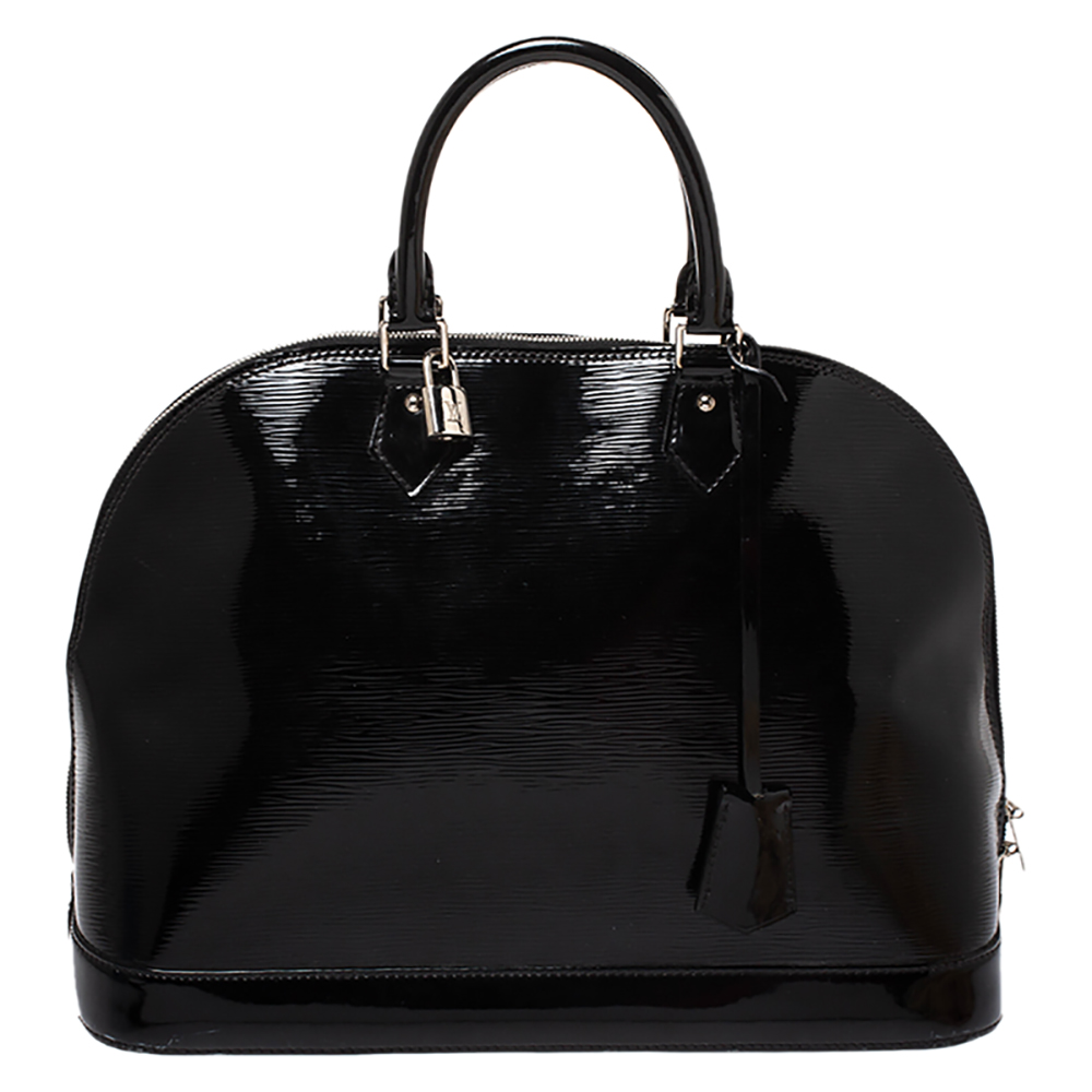 Louis Vuitton Black Electric Epi Leather Alma GM Bag Louis Vuitton | TLC
