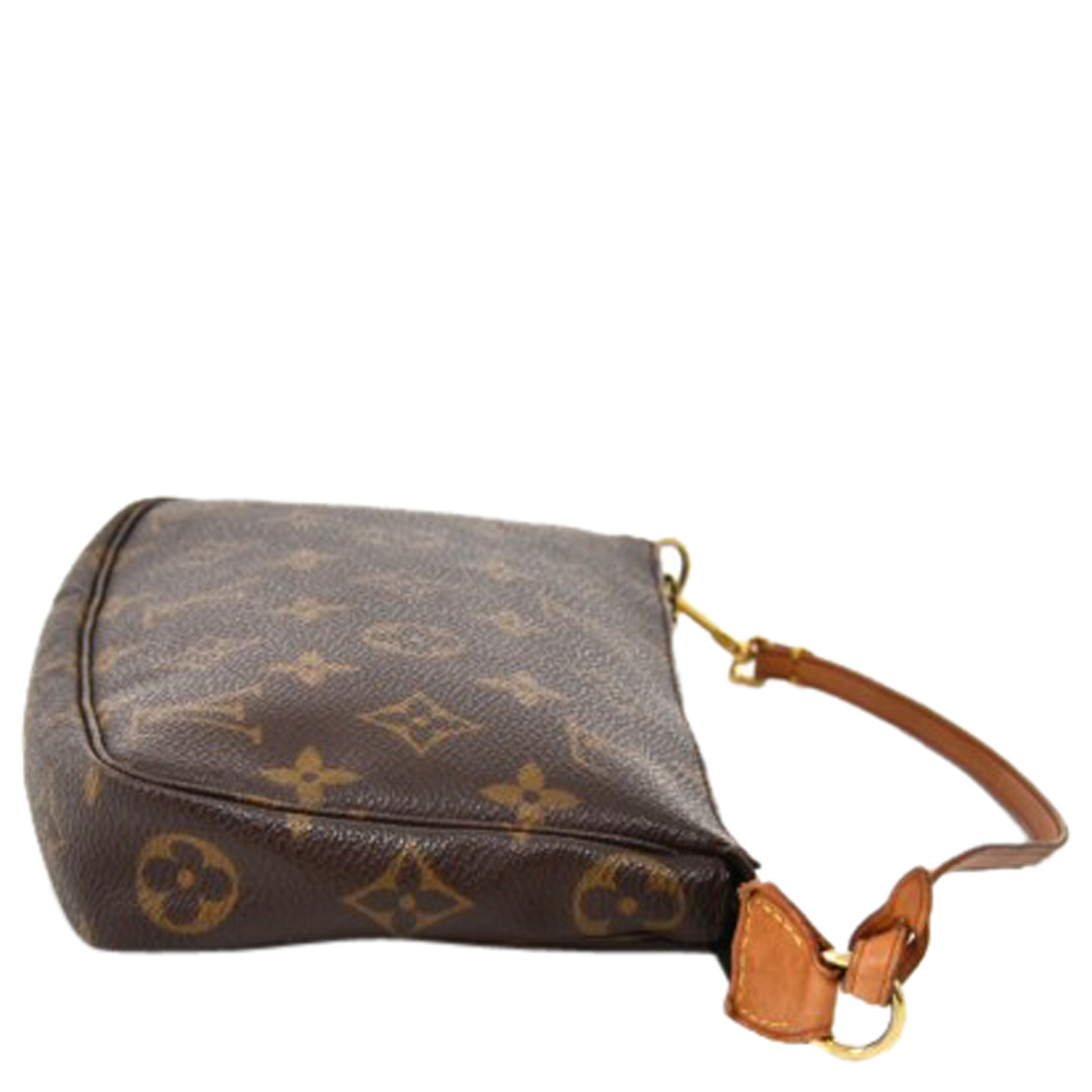 

Louis Vuitton Monogram Canvas Pochette Accessoire, Brown