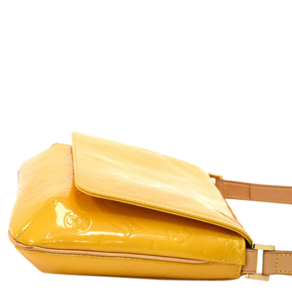 

Louis Vuitton Yellow Monogram Vernis Thompson Street Bag