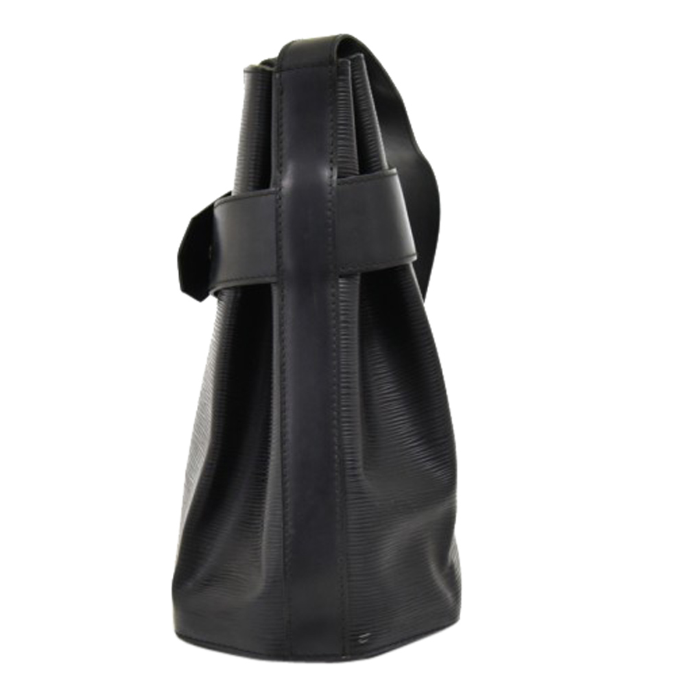 

Louis Vuitton Black Epi Leather Sac Depaule PM Bag