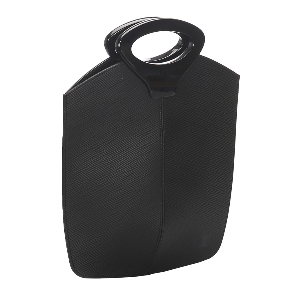 

Louis Vuitton Black Epi Leather Demi Lune Bag