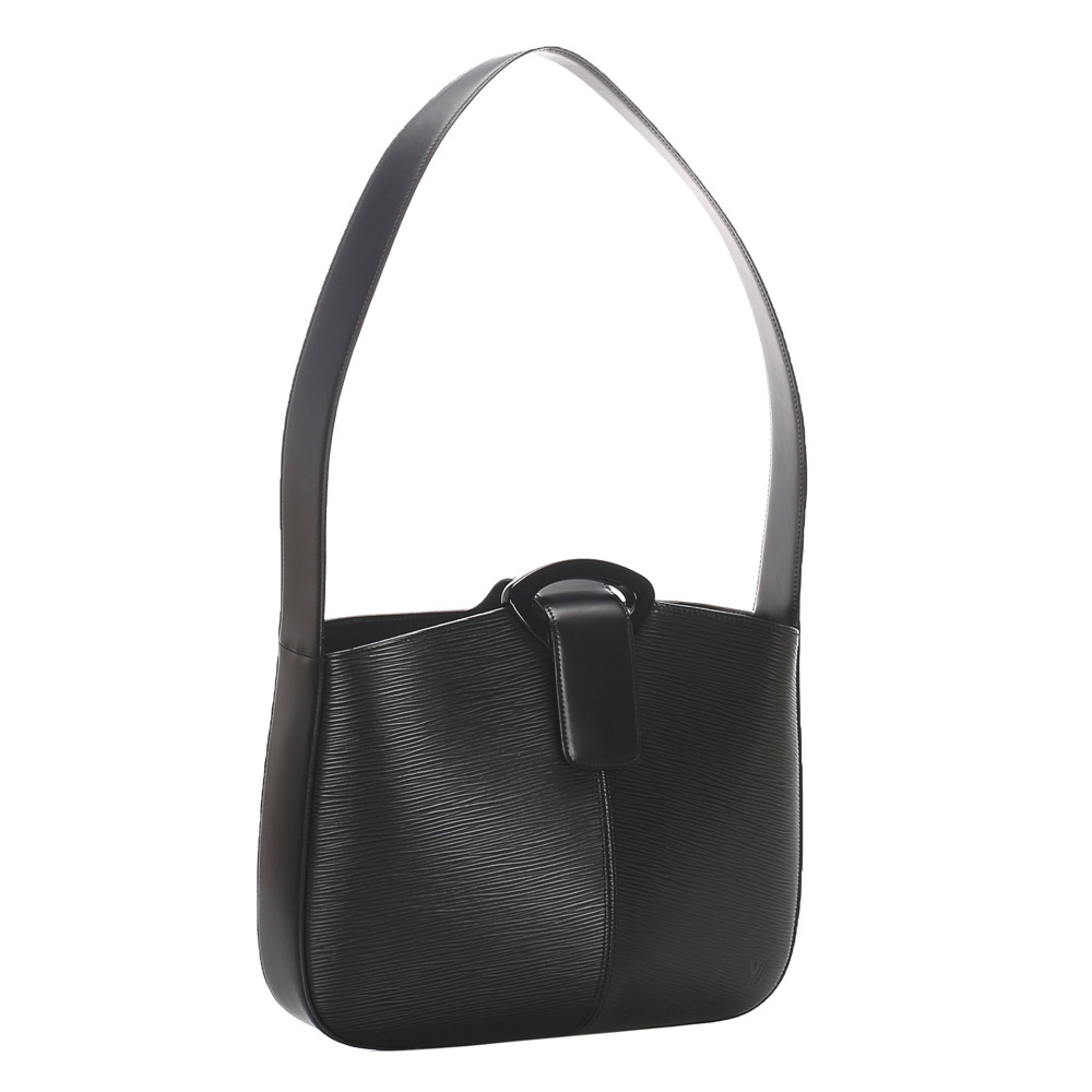 

Louis Vuitton Black Epi Leather Reverie Bag